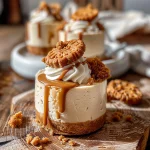 No Bake Mini Biscoff Cheesecakes