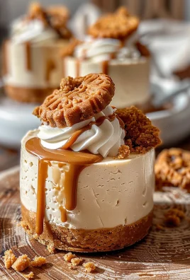 No Bake Mini Biscoff Cheesecakes
