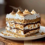 No Bake S'mores Cake