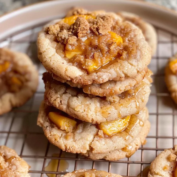 Peach Cobbler Cookies