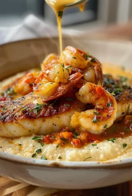 Red Snapper Shrimp Grits Cajun