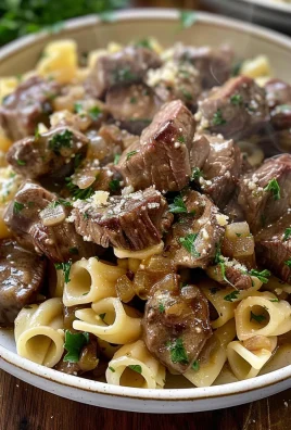 Savory Steak Bites & Pasta