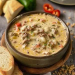 Slow Cooker Philly Cheesesteak Dip