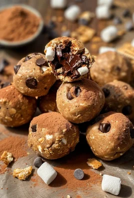 S'mores No Bake Protein Bites