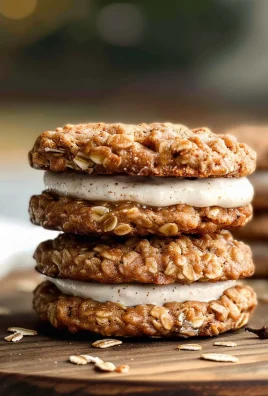 Spiced Eggnog Oatmeal Cream Pies
