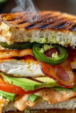 Spicy Grilled Chicken Avocado Sandwich