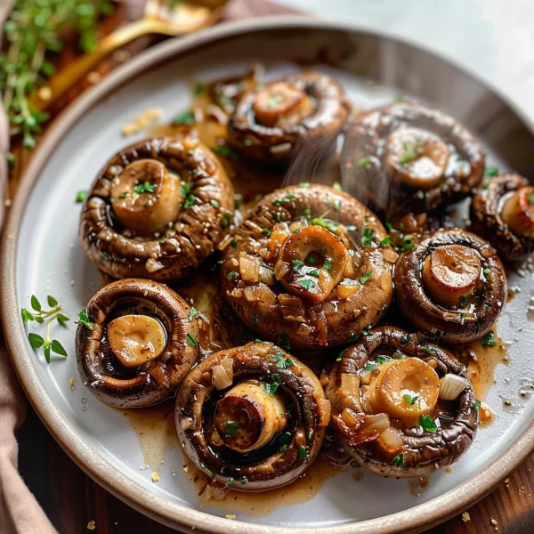 Steakhouse Garlic Butter Mushrooms