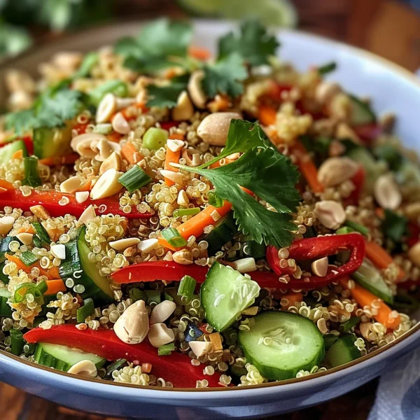Thai Quinoa Crunch Salad: A Refreshing Healthy Delight!