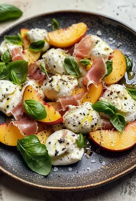 10-Minute Peach & Burrata Salad