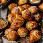 10 Minute Fluffy Air Fryer Pretzel Bites