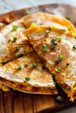 Bacon Egg Cheese Breakfast Quesadillas