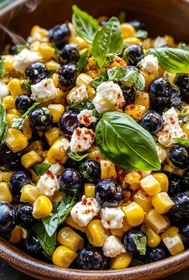 Blueberry Corn Feta Salad