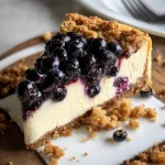 Blueberry Crumble Cheesecake