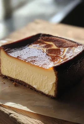 Burnt Basque Cheesecake in a Loaf Pan