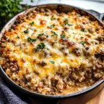 Cheesy Hamburger Rice Casserole