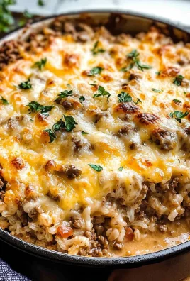 Cheesy Hamburger Rice Casserole