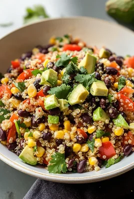 Chili-Lime Quinoa Black Bean Salad with Corn