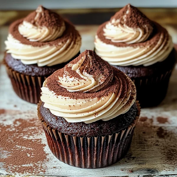 Chocolate Tiramisu Cupcakes