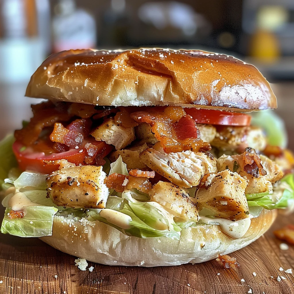 Chopped Chicken Bacon Ranch Sandwich Recipe image 2