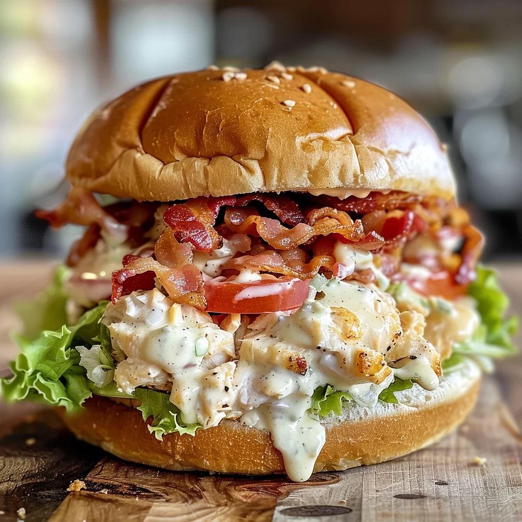 Chopped Chicken Bacon Ranch Sandwich Recipe image 3