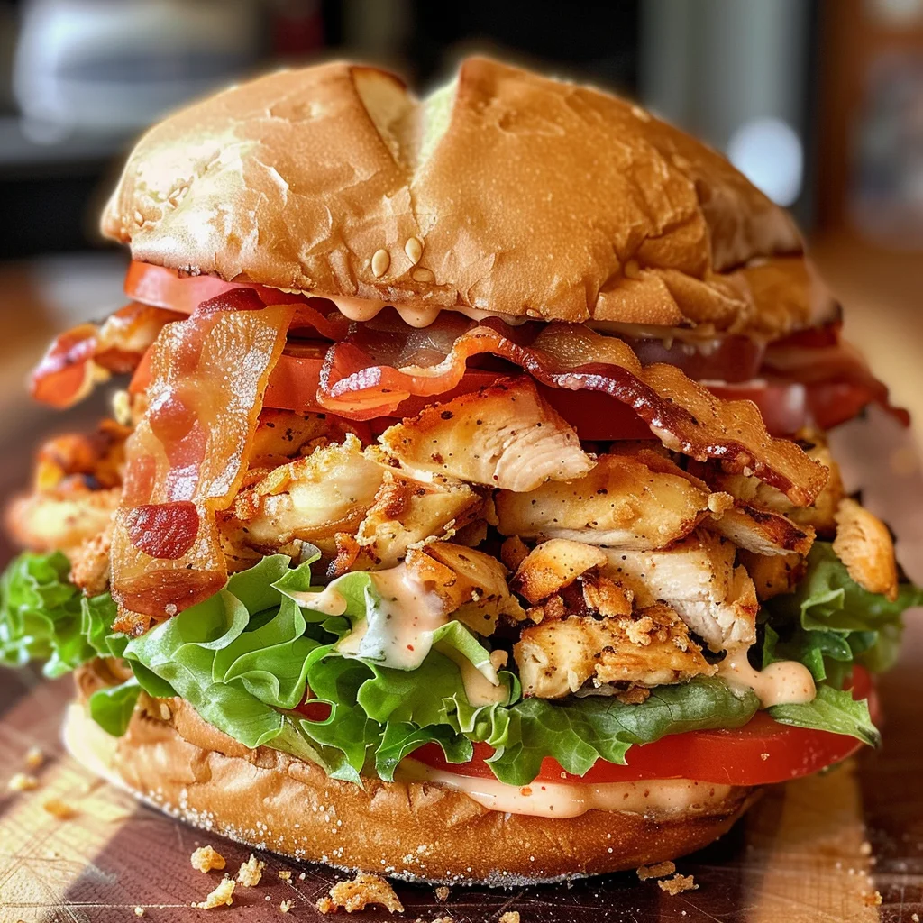 Chopped Chicken Bacon Ranch Sandwich Recipe image 4