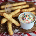 Cookie Fries with Frosting Dip