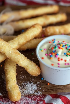 Cookie Fries with Frosting Dip
