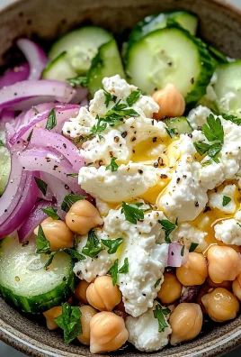 Cottage Cheese and Chickpea Salad: A Refreshing and Protein-Packed Delight