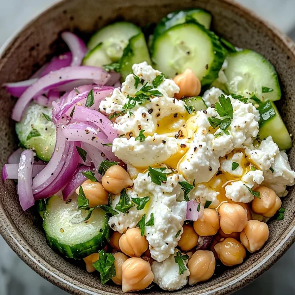 Cottage Cheese and Chickpea Salad: A Refreshing and Protein-Packed Delight