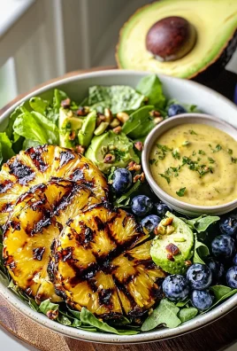 Creamy Citrus Dressing + Grilled Pineapple Salad