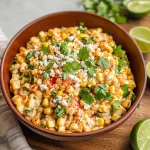Creamy Mexican Street Corn Salad with a Kick