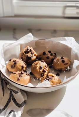 Frozen Greek Yogurt Peanut Butter Bites with Chocolate Chips