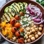 Healthy Grilled Mediterranean Bowl