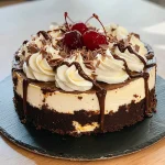 Hot Fudge Sundae Brownie Cheesecake