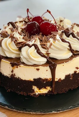 Hot Fudge Sundae Brownie Cheesecake