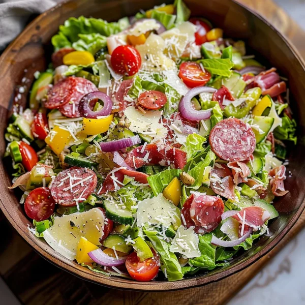 Italian Grinder Salad (Chopped Sub Salad)