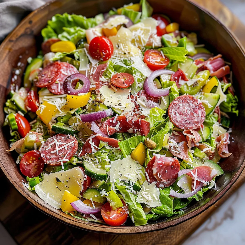 Italian Grinder Salad (Chopped Sub Salad)