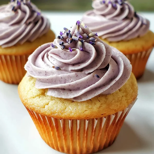 Lavender Earl Grey Tea Cupcakes