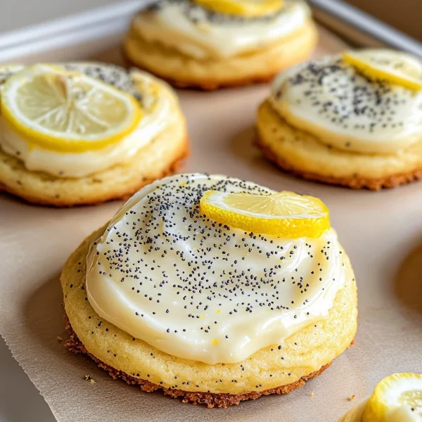 Lemon Poppy Seed Cheesecake Cookies