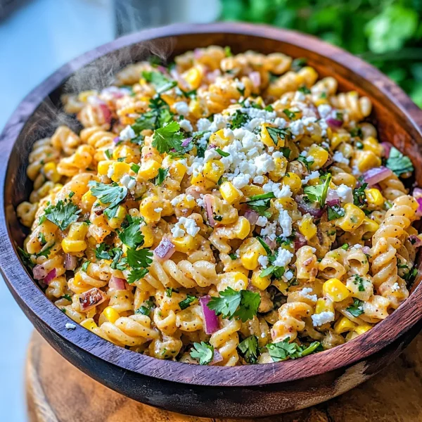 Mexican Street Corn Pasta Salad Recipe | Easy & Flavorful