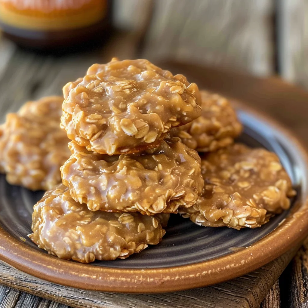No Bake Cookies with Cookie Butter
