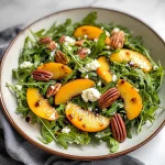 Peach Arugula Salad