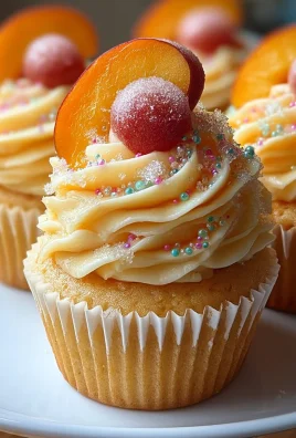 Peach Bellini Cupcakes