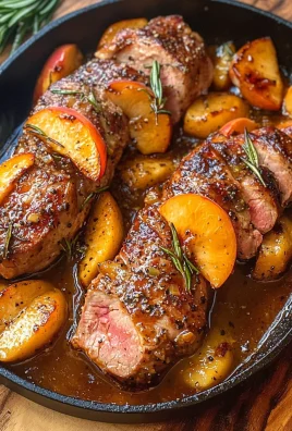 Peach Glazed Pork Tenderloin