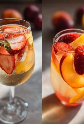 Peach Strawberry Cherry Summer Sangria