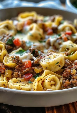 Philly Cheesesteak Tortellini Pasta
