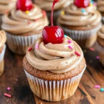 Root Beer Float Cupcakes