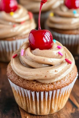 Root Beer Float Cupcakes