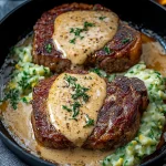 Savory Gaelic Irish Steaks with Whiskey Cream and Colcannon