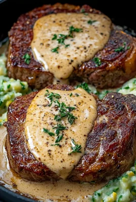 Savory Gaelic Irish Steaks with Whiskey Cream and Colcannon